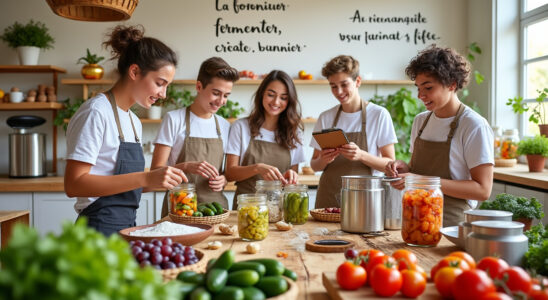 découvrez notre atelier cuisine vivante dédié aux adolescents ! apprenez à maîtriser la fermentation et la préservation diy tout en vous amusant. une expérience enrichissante pour éveiller leur curiosité culinaire et les initier à des pratiques saines et créatives. rejoignez-nous pour une aventure gourmande et pleine de saveurs !