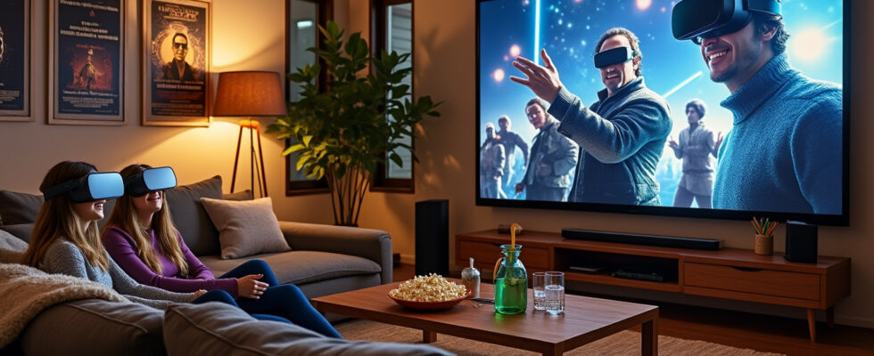 découvrez comment organiser un ciné-club immersif à domicile grâce à la vr sociale. utilisez webxr et peerjs pour partager des expériences cinématographiques uniques avec vos amis, où que vous soyez. plongez dans une nouvelle dimension du divertissement en ligne.